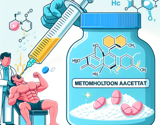 Ein Vergleich: Methanolonacetat oral als leichteres Steroid.