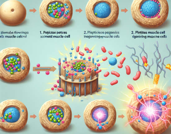 Wie Peptide die Regeneration von Muskelzellen fördern.