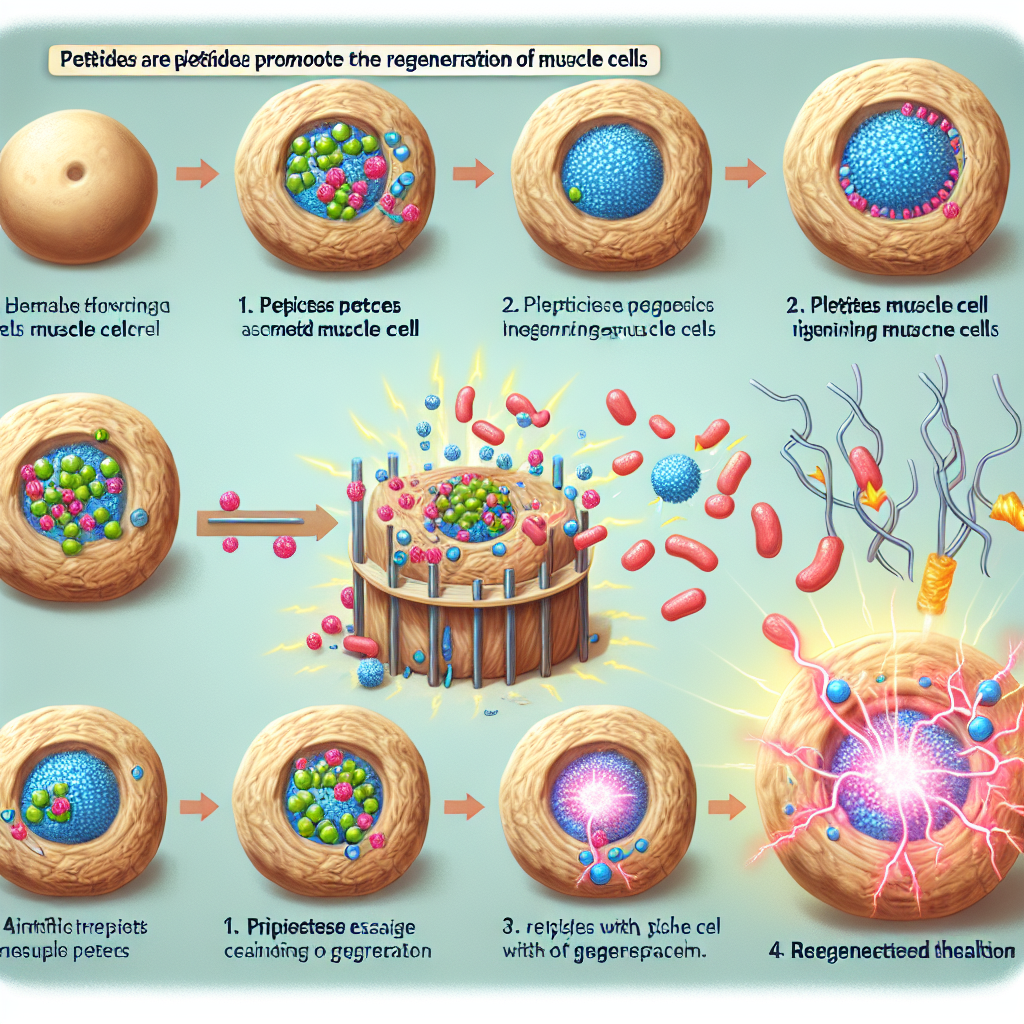 Wie Peptide die Regeneration von Muskelzellen fördern.